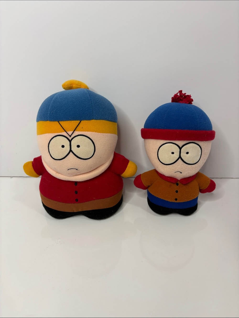 Vintage South Park Eric Cartman 8" & Stan 7” Comedy Central Plush 1998
